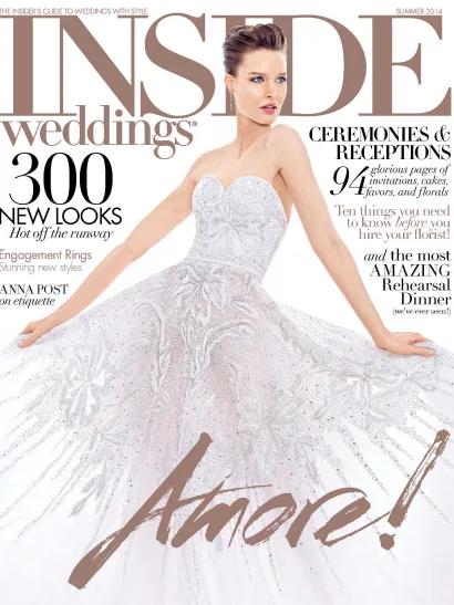 Harry Kotlar earrings featured in Inside weddings