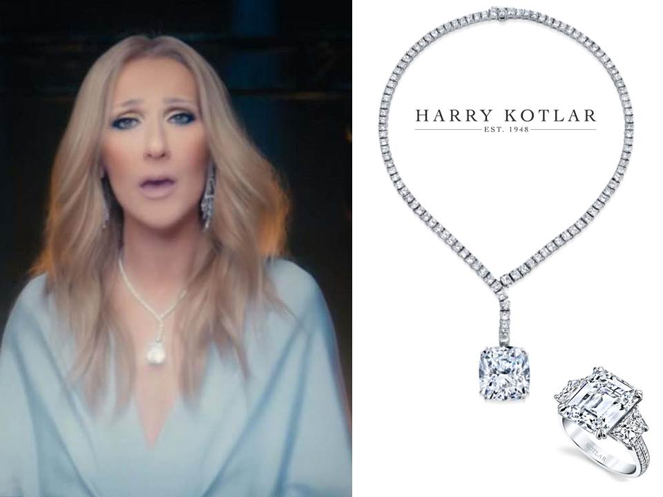 Celine Dion Wore A 183ct Harry Kotlar Diamond Necklace On